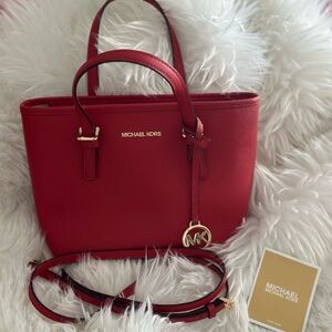 Michael Kors Cherry Red Tote